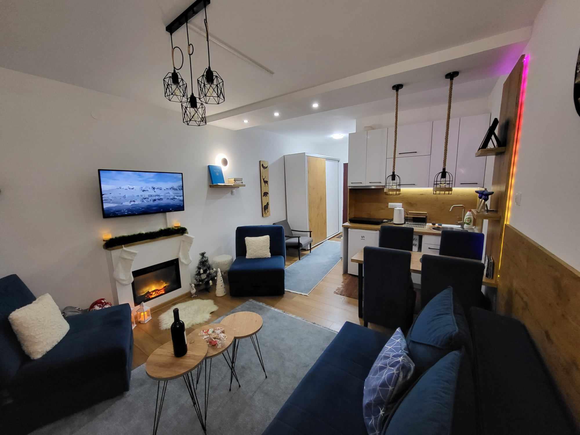 13 Apartman Nina Kopaonik Brzece prikaz dnevne sobe